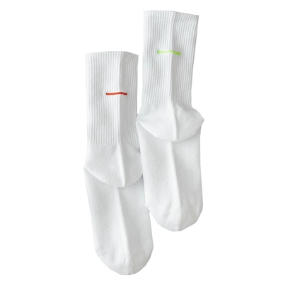 中高ins运动黑色纯棉白条纹袜子