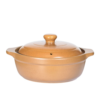 平定奕寿土砂锅商用双耳老式陶瓷