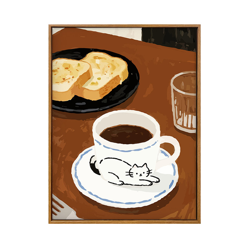 雅调下午茶系列diy数字油画材料