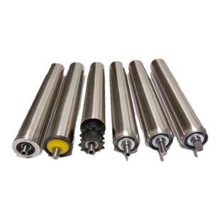 积放滚筒 单双排链轮滚筒 同步带多楔带0形槽动力滚轮 不锈钢方形