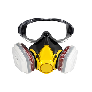 德国防毒面具喷漆专用化工气体硫化氢防护打农药防毒面罩防烟防尘