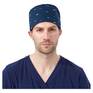 杜蜜岚手术帽女纯棉护士圆帽手术室专用帽医生工作帽男口腔化疗帽