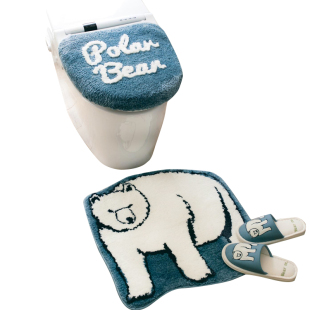 马桶坐便垫盖套罩加大特厚冬四季通用二三件套可爱智能方形马桶圈