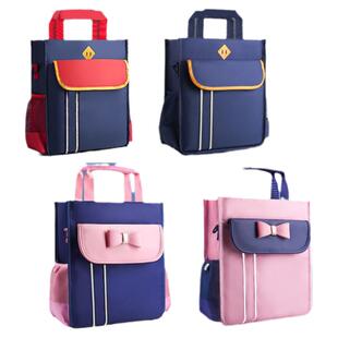 学生手提拎书袋补习袋大容量美术包帆布文件袋女小学生补课包儿童学习课外辅导补习班作业书本收纳书包可定制