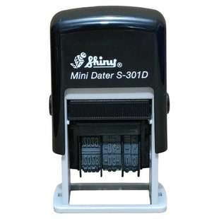 定制姓名日期印章可调灭菌失效生产银行付讫自动按压式翻转回墨印