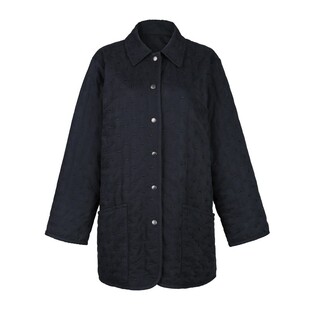 【惊喜特价】BettyChow中古H刺绣黑棉服