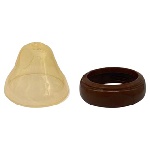 适配世喜新生儿玻璃奶瓶盖子四喜百日瓶螺旋盖中间环奶瓶配件