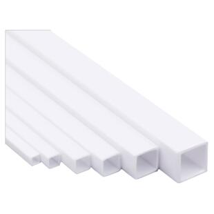 建筑沙盘材料ABS方棒 空心改造管塑料方管棒 ABS空心方管