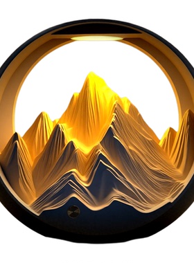 日照金山香薰氛围灯装饰摆件