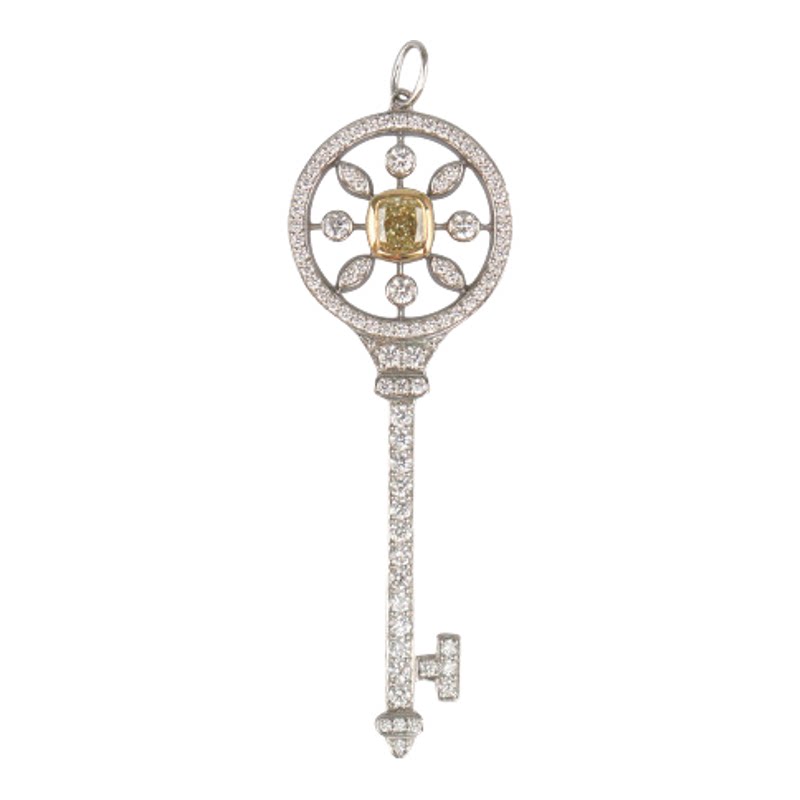TIFFANY蒂芙尼枕形切工吊坠