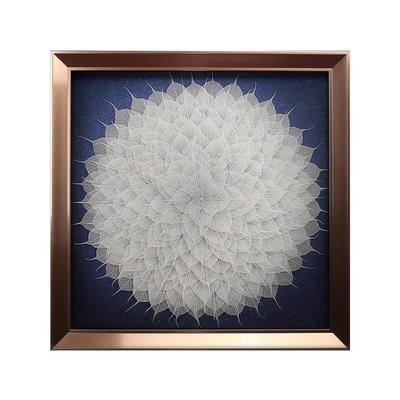 瑞杰立体手工实物挂画菩提树叶