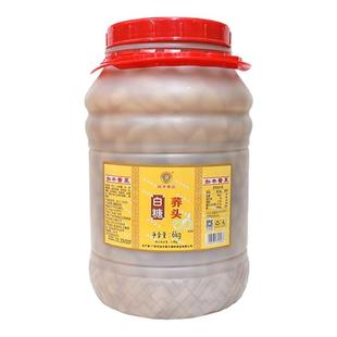 增城特产 如丰白糖荞头6KG 甜酸荞头爽口下饭菜酱菜好味道