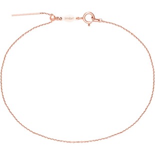 周大福SOINLOVE「小确幸」蜜豆指针手链 18K金素链VE99生日礼物