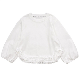 女童T恤打底衫春秋款2026新款中大童春装上衣洋气打底衣春季宽松