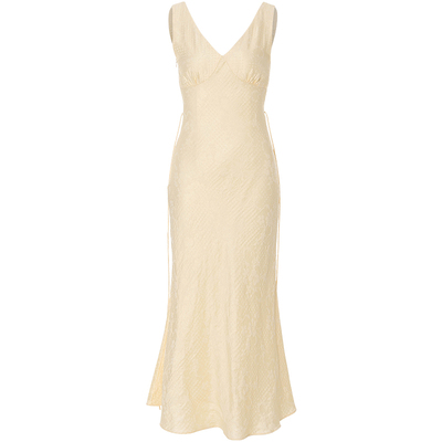 从那以后法式吊带裙高级感穿搭长款连衣裙v领长裙无袖裙子女秋季