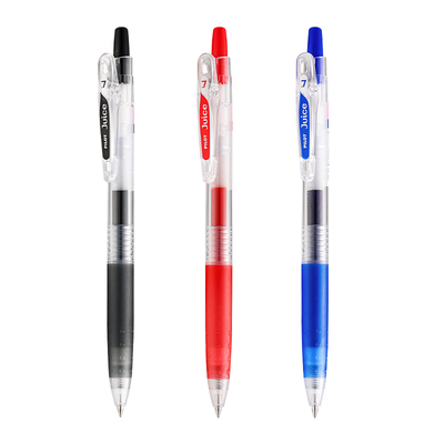 百乐中性笔按动式0.7黑笔