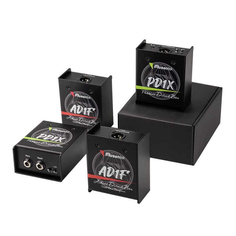 Musontek被动式di盒双缓冲box调音台荧幕AD1FPD1X电吉他di盒键盘