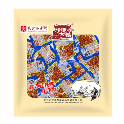 靖港古镇毛毛鱼香辣小鱼仔湖南特产开袋即食办公解馋休闲海味零食