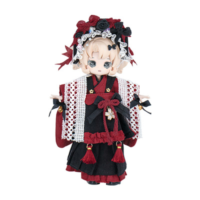 COME4FREE【甜品系列】樱桃慕斯娃衣12分OB11玩偶BJD裙子公仔衣服