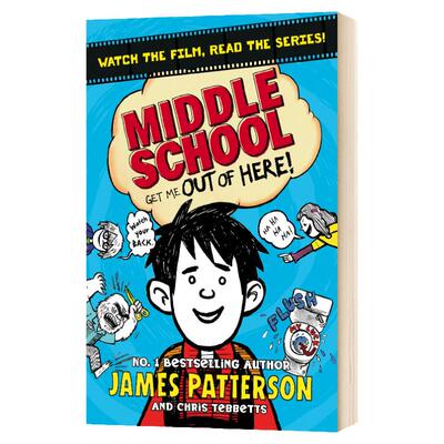 上学不容易系列2 Middle School Get Me Out of Here 英文原版小说 撞墙吐槽日记 地狱高中生活 James Patterson 进口英语书籍