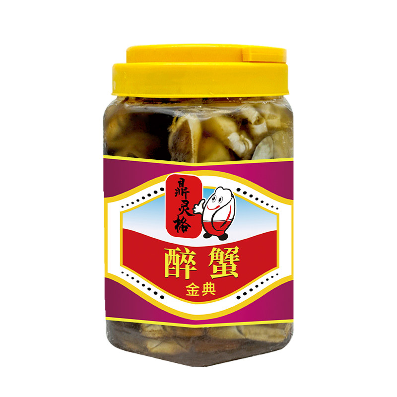鼎灵格传统醉蟹罐装即食