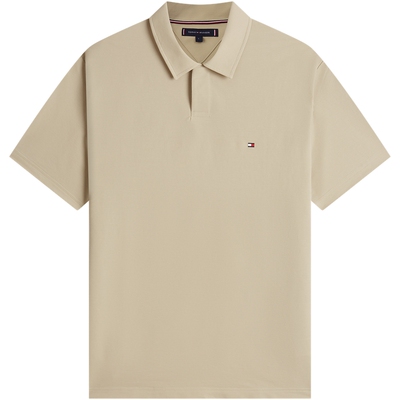 Tommy男装休闲纯色宽松短袖POLO