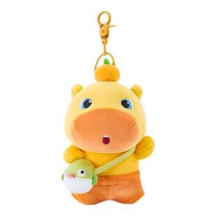 多爱正版水豚噜噜毛绒玩偶挂件学生书包包挂饰卡皮巴拉生日礼物女