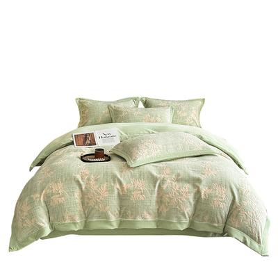 冬季雕花牛奶绒被套单件