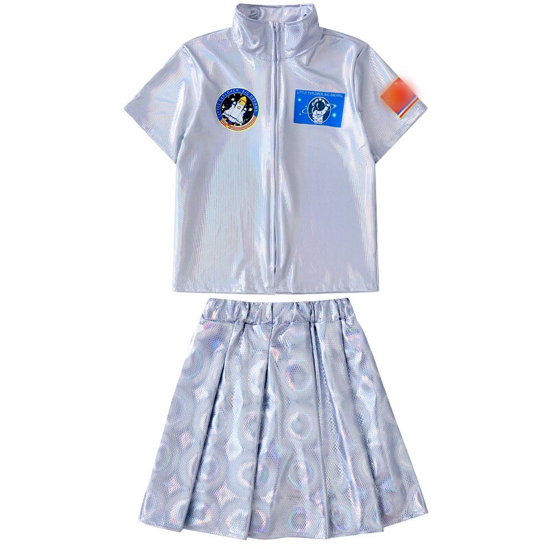 儿童演出服中小学运动会航天服新款科技感宇航员太空服未来机器人