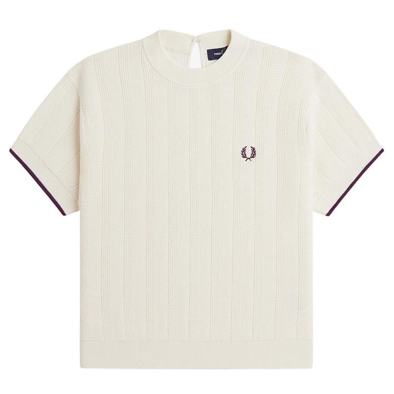 FREDPERRY短袖圆领针织衫
