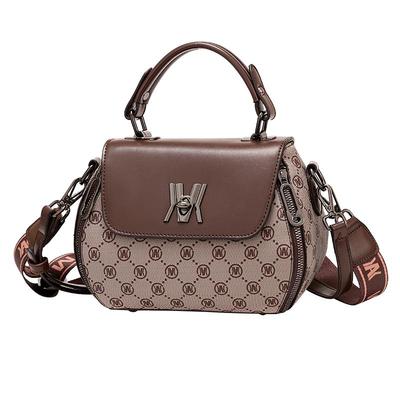 时尚百搭印花苹果包印花小方包