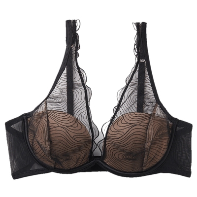 Intimissimi意舒漫女士ELENA波浪几何蕾丝胸衣式文胸RID2556