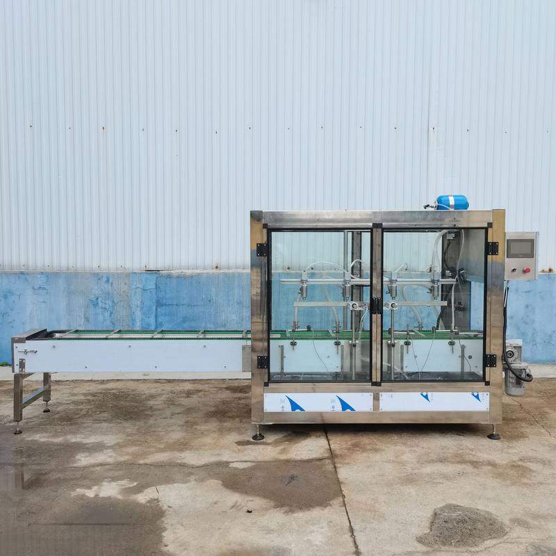 称重灌装机液体肥料润滑油防冻液中桶化工桶大容量粘稠液体灌装机