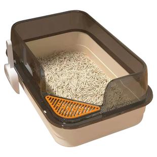 猫砂盆超大号防外溅半封闭热销榜加高垫子开放式屎盆猫咪用品大号