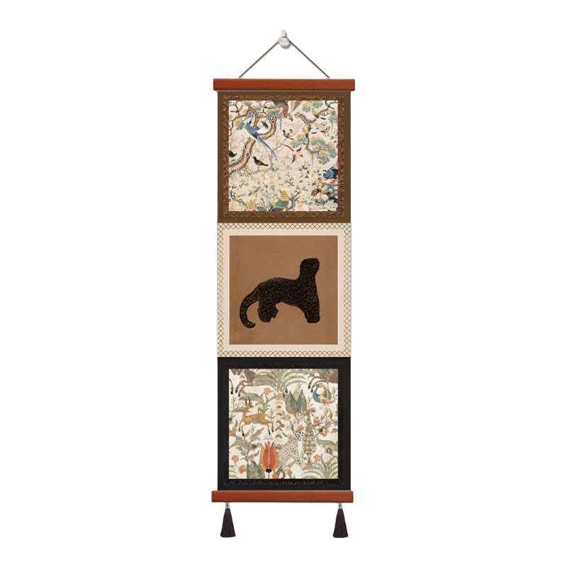 复古法式三联装饰挂画玄关卧室客厅墙面艺术壁画温馨软装饰品