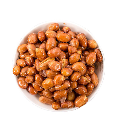 咸干椒盐花生米新红皮油炸酥脆