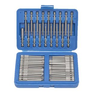 电动批头套装手电钻十字一字六角三角梅花批头异形批头工具组合装