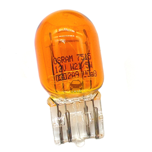 OSRAM欧司朗WY21/5W卤素T20信号灯12V 7515Y双丝1891NA琥珀转向灯