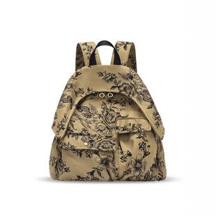 牛津布双肩包女2024新款国潮风户外轻便运动多功能旅行包休闲书包