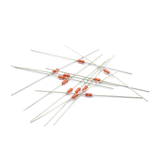 玻封型热敏电阻 MF58 50K NTCB值:3950电磁炉温度传感器(10个)