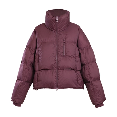 YAYA鸭鸭2025冬新款短款休闲立领保暖时尚百搭潮流百搭羽绒服女