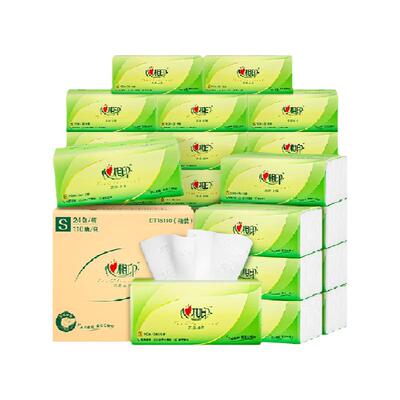 心相印茶语丝享3层110抽24包抽纸