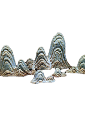 中式风江南摆景筷架山丘创意陶瓷