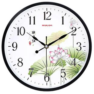 田园时尚挂钟客厅钟表简约北欧家用时钟挂表现代创意个性石英钟表