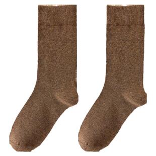 caramella袜子男春秋款防臭吸汗透气纯色商务棉袜男士秋冬中筒袜