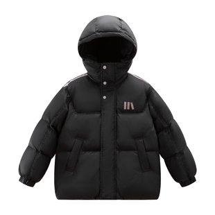 左西男童羽绒服冬季保暖2026新款儿童户外三防面包服儿童外套冬装