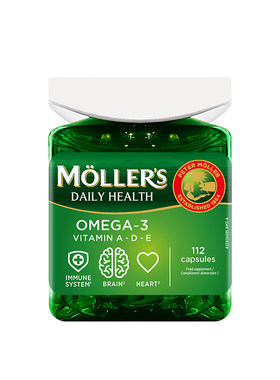 挪威Mollers沐乐思双效鱼油胶囊