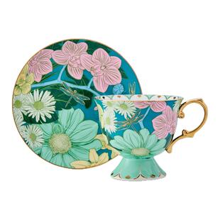 T2 Tea 澳洲代购直邮 Cup And Saucer精细骨瓷茶杯茶托两件套套装