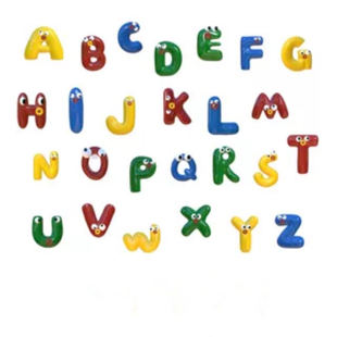 苏新皓同款原创奇趣耳环搞怪26个字母中性女春夏个性英文耳夹情侣