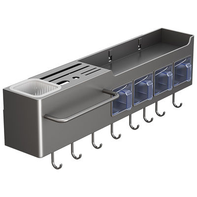 厨房置物架壁挂式免打孔收纳挂